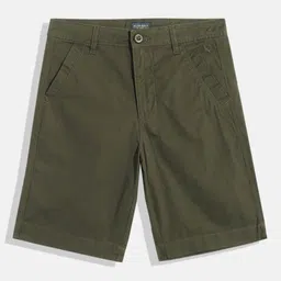 Allen Solly Junior Boys High-Rise Pure Cotton Chino Shorts-picture-27