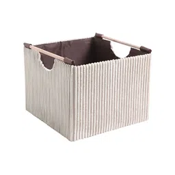 HOKIPO Cream-Coloured Regular Multi-Utility Organisers with Wooden Handles-21