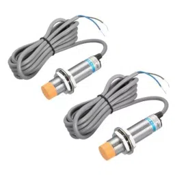 Nutronics 6 mm Sensing Range M12 PNP NO 300 mA Load Current Grey Inductive Proximity Sensor (Pack of 2)-16