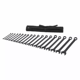 Westward Combination Wrench Set Steel Black Oxide Offset, 54DG10-image-72