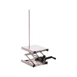 Supertek Stainless Steel Laboratory Jack, Size 10 x 10 inch, Dynamic Load 15 Kg, CH12386C/4-30