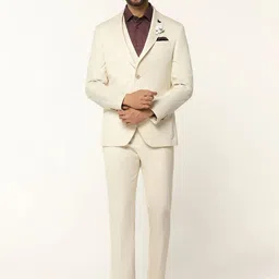Blackberrys Textured Slim Fit 3-Piece Formal Suits-picture-17