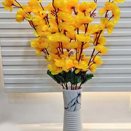 ARTSY Yellow Artificial Cherry Blossom-6
