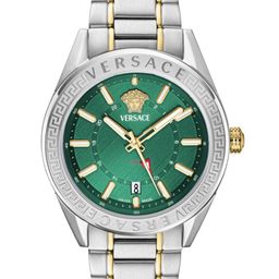 Versace Men Brass Dial & Stainless Steel Bracelet Style Straps Analogue Watch VEAFA0524-image-6
