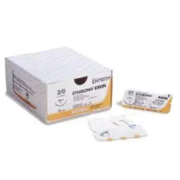 Ethicon W4846 Ethibond Excel 5 Green 55 mm Braided Suture Size 75 cm (Pack of 12)-4