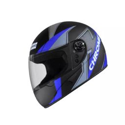 Studds CHROME D5 DECOR Matt Black 600 mm X Large Full Face Helmet, D5 MATT BLACK N1-image-78