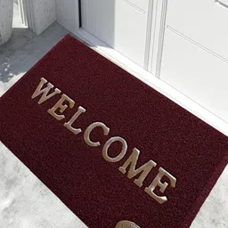 IVAZA Maroon Anti-Skid Doormats-image-53