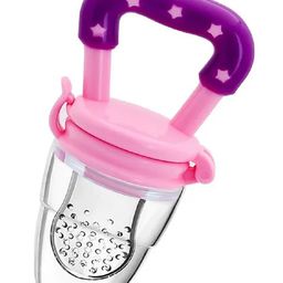 Neonate Care Chewy Silicone Food and Fruit Nibbler with Extra Silicone Mesh Teether and Feeder - Pink Fruit feeder ( color and design may vary)-30