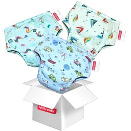 VParents Padded Underwear for Babies and Toddlers with 3 Layers of Cotton Padding Potty Training  Pull Up & Diaper-Free Time Pack of 3 (1 - 2 YEARS) (Print may vary)-26