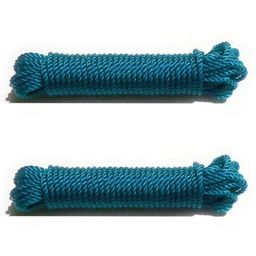 HAZEL 20 Metre Long Nylon Rope Set of 2 | Multicolor Cloth Hanging Rope for Both Indoor and Outdoor Purpose - 4mm Thickness-15