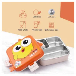 AKN TOYS Versatile & Durable Lunch Box - Ideal for Work, School, and Travel, Eco-Friendly Lunch Box with Easy-to-Clean Design (Chicken Theme Lunch Box)( Color May Vary)-picture-49