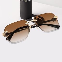 CREEK Unisex Oval Sunglasses with UV Protected Lens CRH 5580 GOLD BROWN-image-27