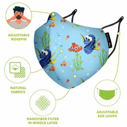 nirvana being Nirvana Marvel Bright Shields & Guardians XS Face Mask - Pack Of 2 image 2