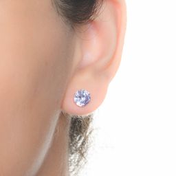 Gargi by P. N. Gadgil & Sons 925 Sterling Silver Circular Shaped Studs image 5
