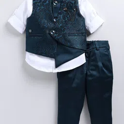 LITTLE COLLARS Boys Shirt with Trousers-image-58