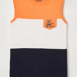Fame Forever by Lifestyle Boys Colourblocked Round Neck Cotton T-shirt-image-18
