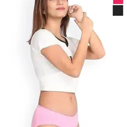 SHREE GANESH FASHION Pack Of 3 Cotton Bikini Briefs plus-LP-PK-BK-003-XL3-image-57