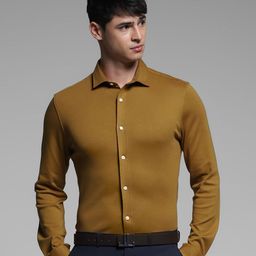 Jack & Jones Spread Collar Slim Fit Pure Cotton Shirt-picture-6