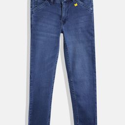 Allen Solly Junior Boys Slim Fit Mid-Rise Light Fade Stretchable Jeans-image-46