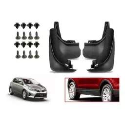 Auto Pearl Front and Rear Mud Guard For Toyota Corolla 1.6 (Black) Set of 4 Pcs-19