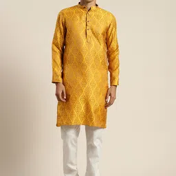SOJANYA Ethnic Motifs Regular Kurta With Churidar-picture-29
