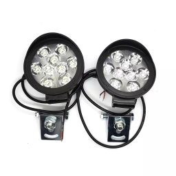 Cartronics 9 Round Cap LED Fog Light With On/Off Switch for Honda Dream Yuga  (Set of 2 Pcs) image 2