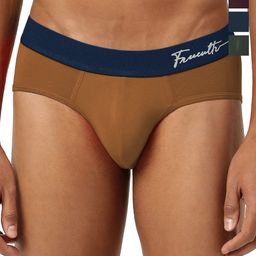 FREECULTR Pack Of 4 Mid-Rise Anti Bacterial Basic Briefs FC-CT-B-BY-SW-PB-SEG-04_S-17