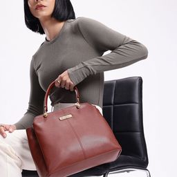 Mast & Harbour Solid Swagger Shoulder Bag-31