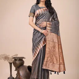 Panzora Woven Design Zari Saree-picture-49