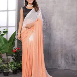 LeeliPeeri Designer Embellished Zari Silk Blend Ready to Wear Saree-image-84