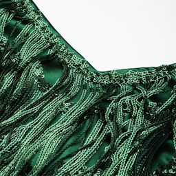 bebe Halter Neck Fringe with Sequin Playsuit image 2