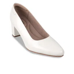 Mochi Women Pointed Toe Block Heels Pumps-picture-15