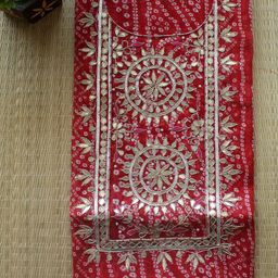 Weaves of Tradition Embroidered Unstitched Dress Material-image-4