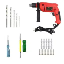 Hillgrove 700 W Drill Machine, 20 Pcs Screws & Gitti Combo, HGCM472M1-35