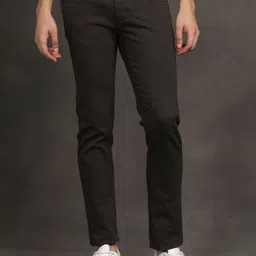 Turtle Men Narrow Tapered Fit Mid-Rise Stretchable Jeans-image-45