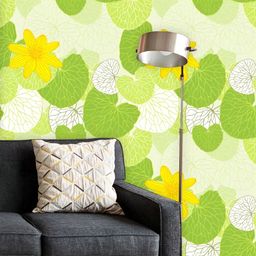 ArtzFolio Printed UV-Resistant Anti-Bacterial Green Leaves Peel & Stick Wallpaper-image-56