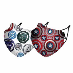 Nirvana Marvel Bright Shields & Guardians M Size Face Mask - Pack Of 2-84