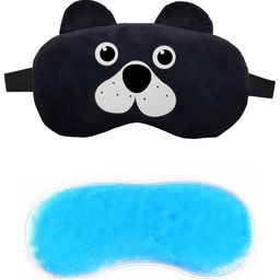 Jenna Velvet Puppy Black Sleeping Eye Mask With Cooling Gel-image-92