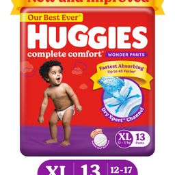 Huggies Complete Comfort Wonder Baby Diaper Pants Extra Large (XL) Size - 13 Pieces-19