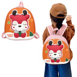 Bembika School Bag The Perfect Children Backpack and School Bags For Kids Compact Stylish Backpack For Kids Exceptional-Quality Kids Kindergarten Backpack and Travel Backpack- (Deer|Orange) Height 10 Inches-32