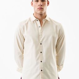Snitch Men Slim Fit Solid Spread Collar Cotton Formal Shirt-image-82