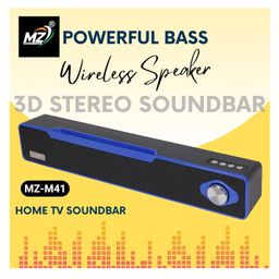 YAMAMA MZ Bluetooth Soundbar, 25W RMS Signature Sound, 2.0 Channel, Dual Passive Radiators, 7H Playtime, Multi-Connectivity Color May Vary image 2