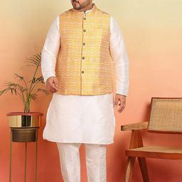 Sztori Woven Design Nehru Jacket-image-77