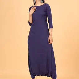 Pasha Boat Neck Culotte Dhoti Jumpsuit-picture-53