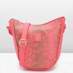 Baggit Micro Geometric Print PU Structured Sling Bag-13