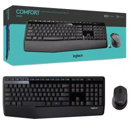 Logitech Wireless Combo Keyboard and Mouse (Black) MK345 image 5