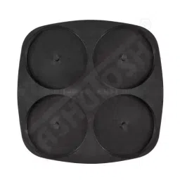 Ashutosh Rubber L1152 Black Round Cover Block Mould For Column 4 Cavity-image-3
