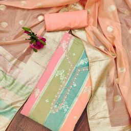 KALINI Unstitched Dress Material-image-41