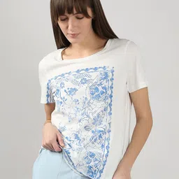 Vero Moda Women Floral Printed T-shirt-image-65