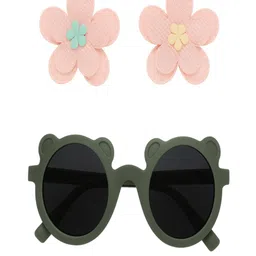 ANNA CREATIONS Girls Set Of 2 Alligator Hair Clip Hair Accessory with Sun Goggles-image-80